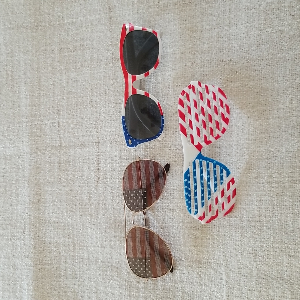 🎉 5/$15 | American Flag Glasses